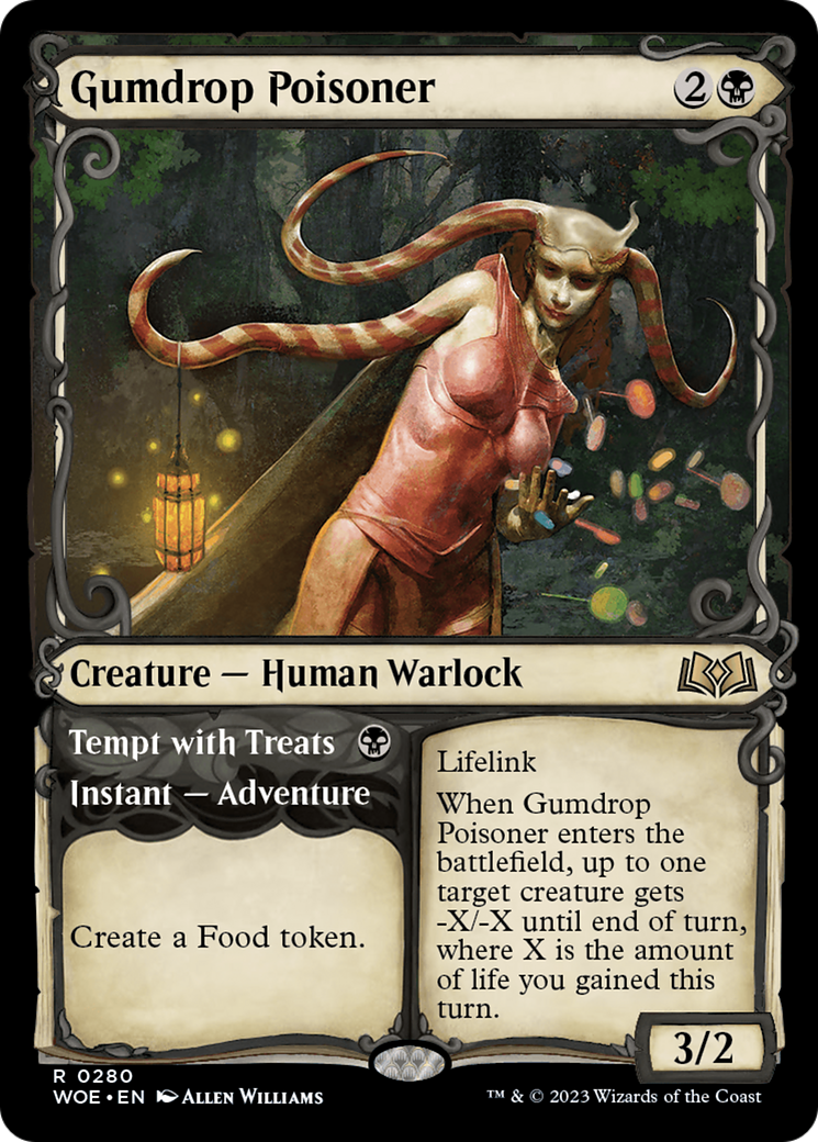 Gumdrop Poisoner // Tempt with Treats (Showcase) [Wilds of Eldraine] | Cracking-Singles