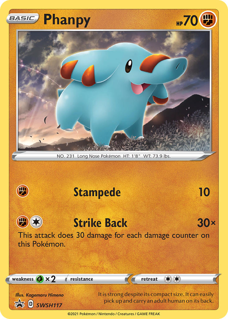 Phanpy (SWSH117) [Sword & Shield: Black Star Promos] | Cracking-Singles