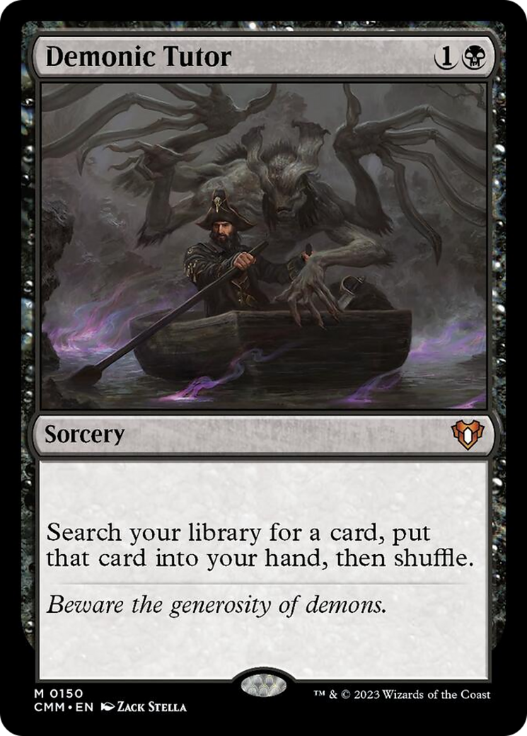 Demonic Tutor [Commander Masters] | Cracking-Singles