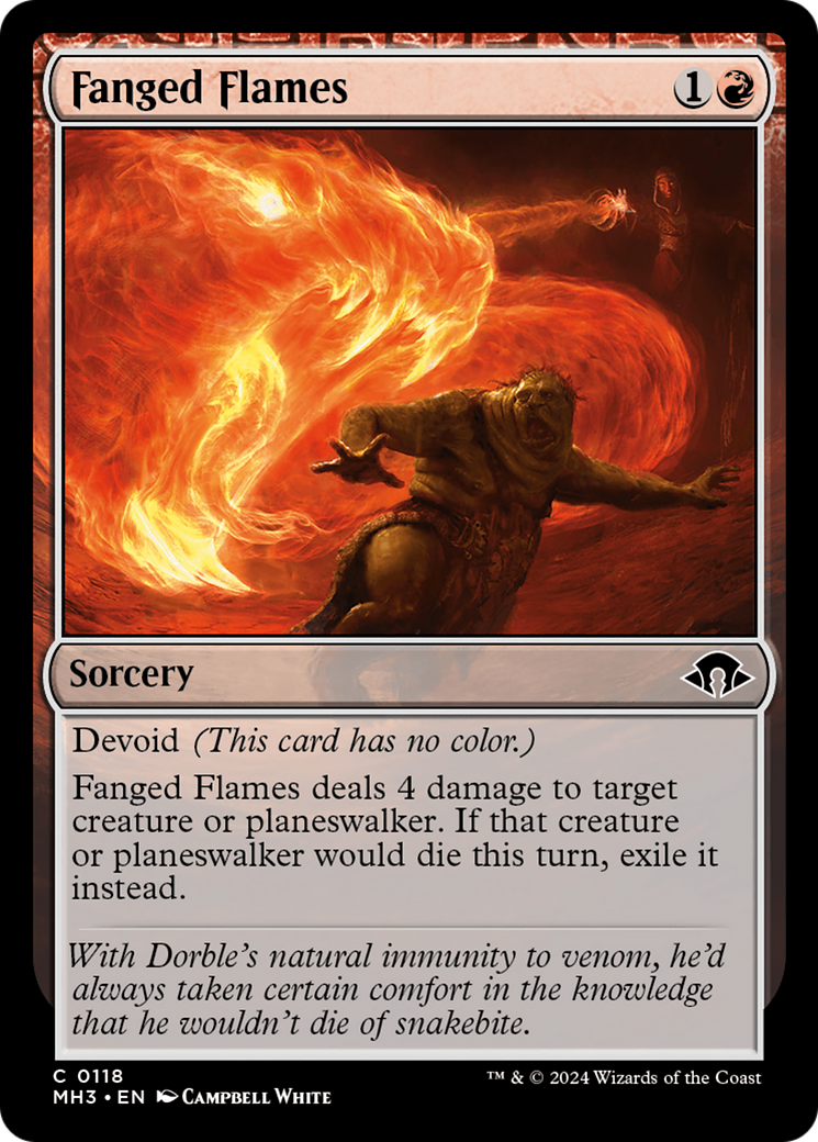 Fanged Flames [Modern Horizons 3] | Cracking-Singles