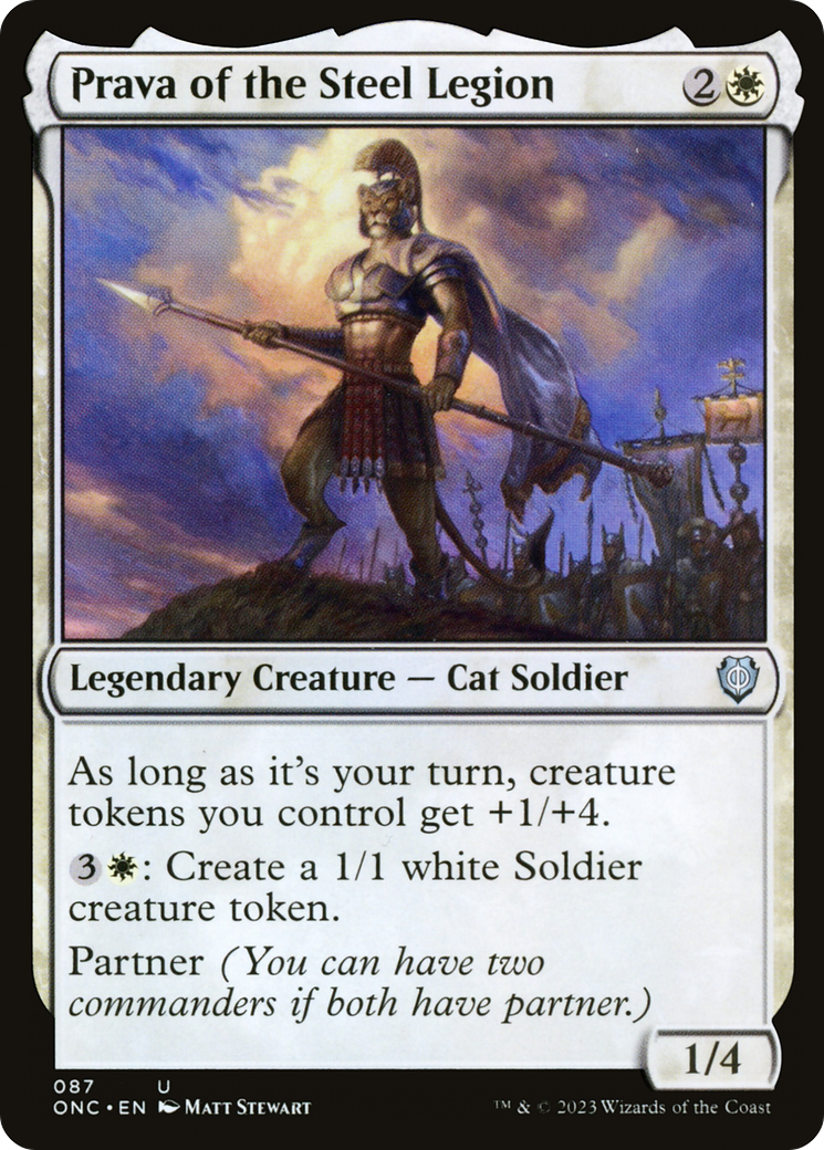 Prava of the Steel Legion [Phyrexia: All Will Be One Commander] | Cracking-Singles