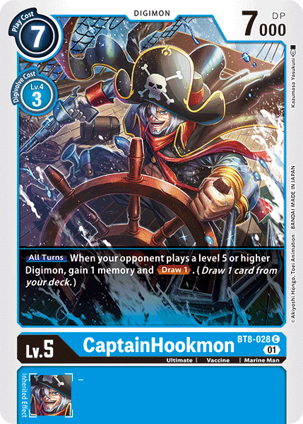 CaptainHookmon [BT8-028] [New Awakening] | Cracking-Singles