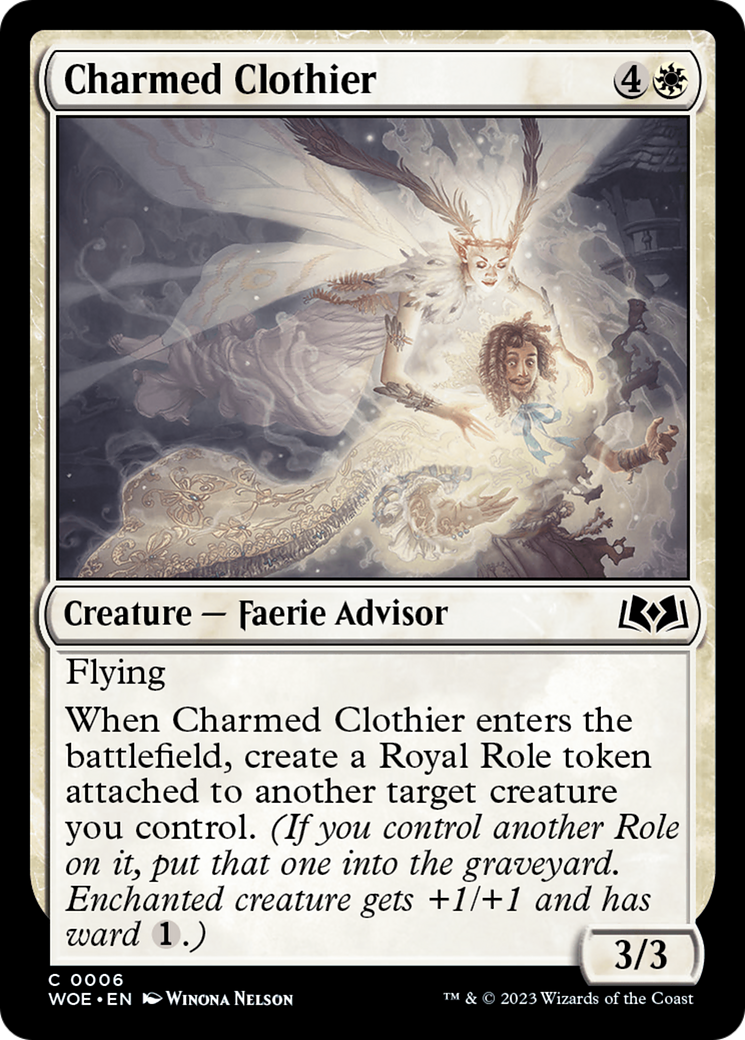 Charmed Clothier [Wilds of Eldraine] | Cracking-Singles