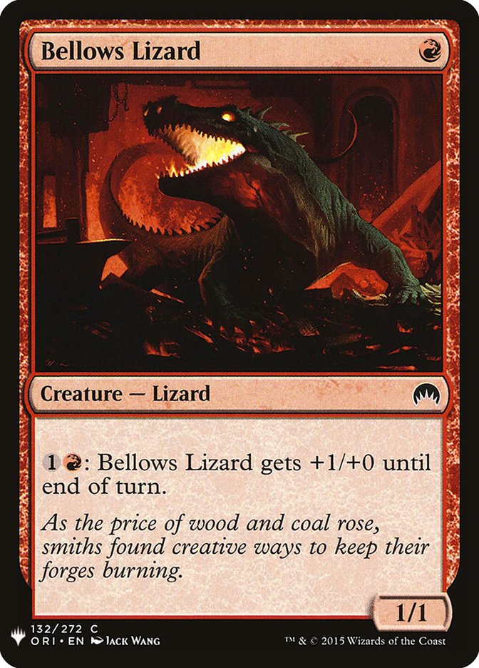 Bellows Lizard [Mystery Booster] | Cracking-Singles