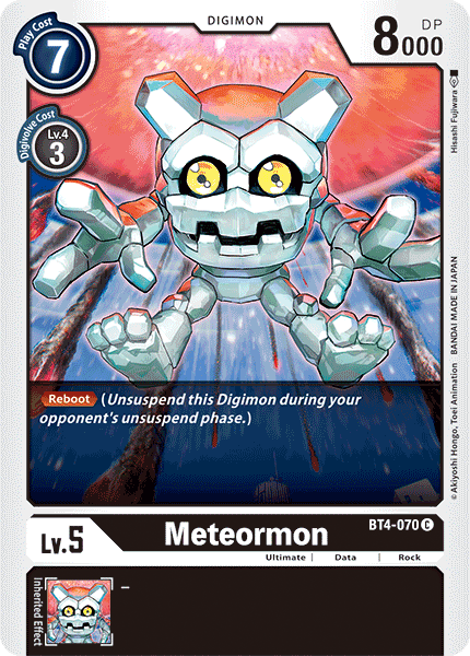 Meteormon [BT4-070] [Great Legend] | Cracking-Singles