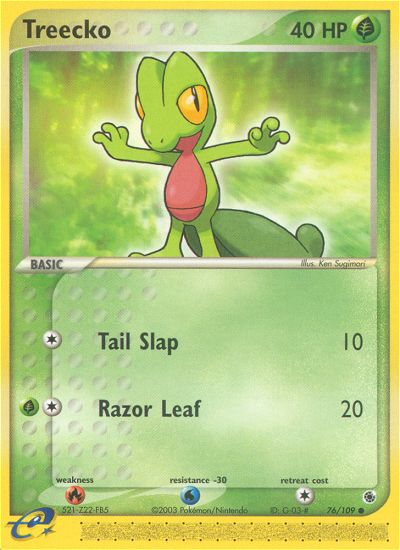 Treecko (76/109) [EX: Ruby & Sapphire] | Cracking-Singles