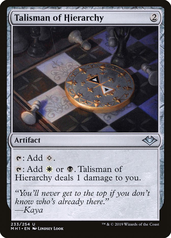 Talisman of Hierarchy [Modern Horizons] | Cracking-Singles