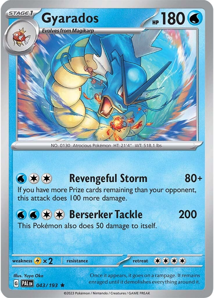 Gyarados (043/193) [Scarlet & Violet: Paldea Evolved] | Cracking-Singles