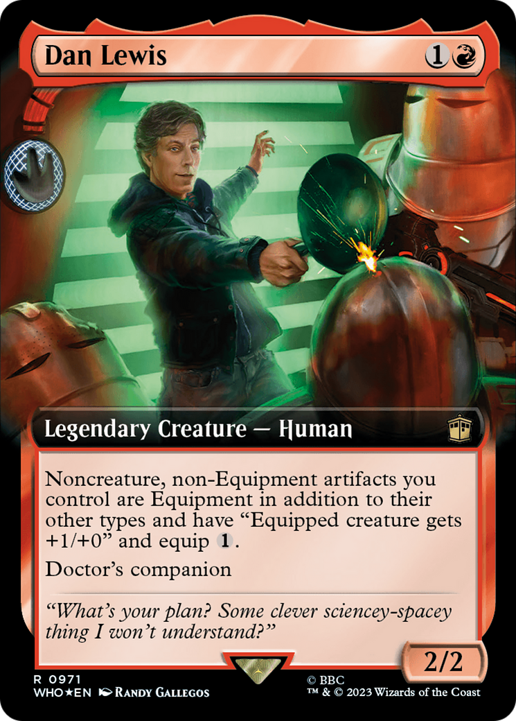 Dan Lewis (Extended Art) (Surge Foil) [Doctor Who] | Cracking-Singles