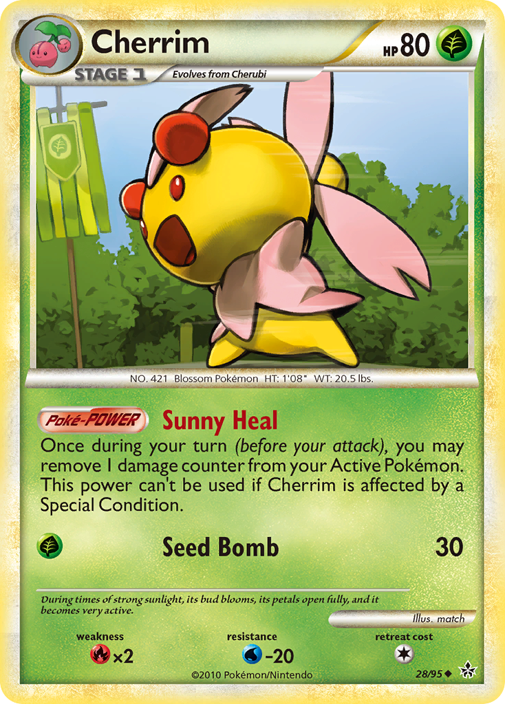 Cherrim (28/95) [HeartGold & SoulSilver: Unleashed] | Cracking-Singles