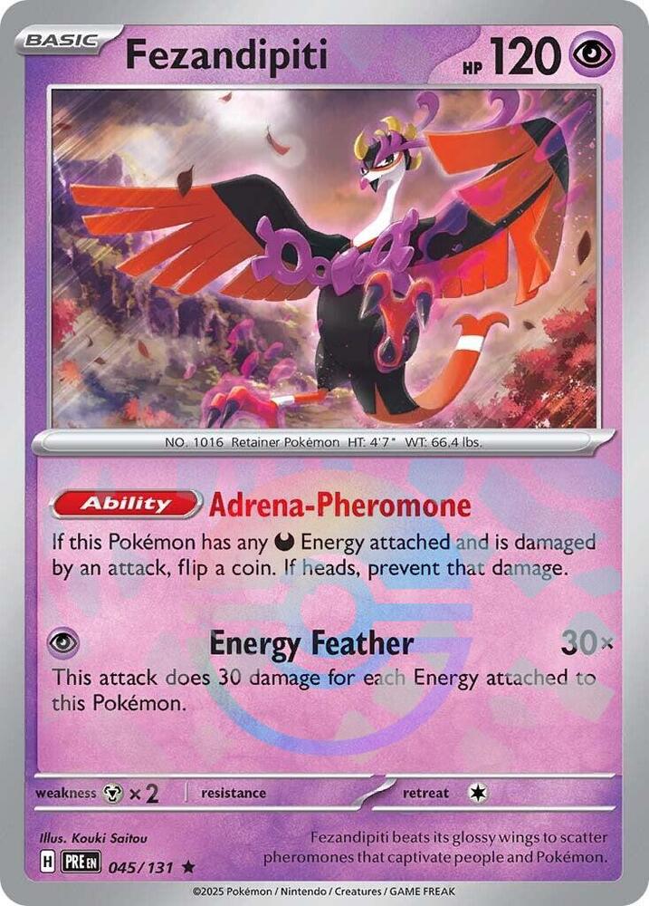 Fezandipiti (045/131) (Poke Ball Pattern) [Scarlet & Violet: Prismatic Evolutions] | Cracking-Singles