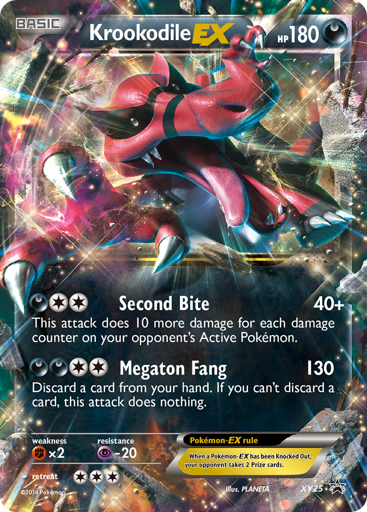 Krookodile EX (XY25) [XY: Black Star Promos] | Cracking-Singles