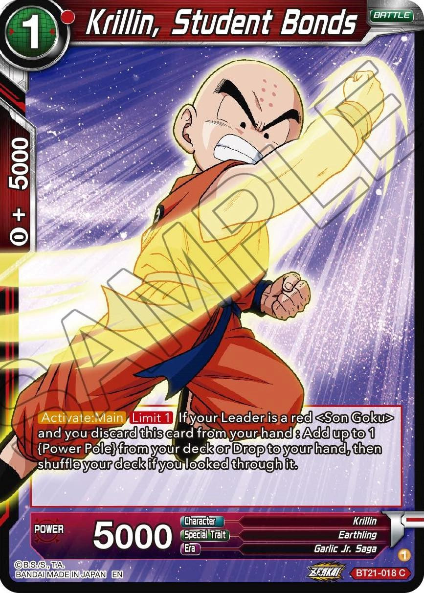 Krillin, Student Bonds (BT21-018) [Wild Resurgence] | Cracking-Singles