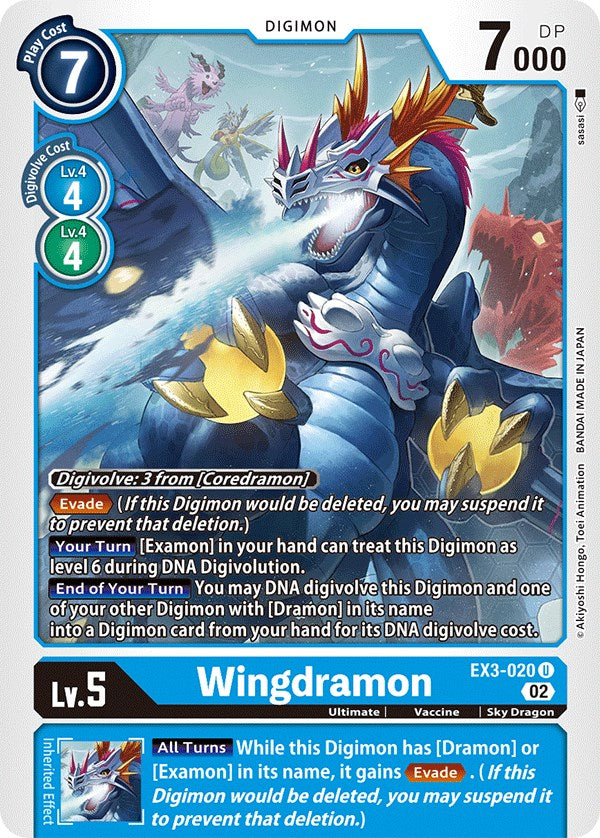 Wingdramon [EX3-020] [Draconic Roar] | Cracking-Singles