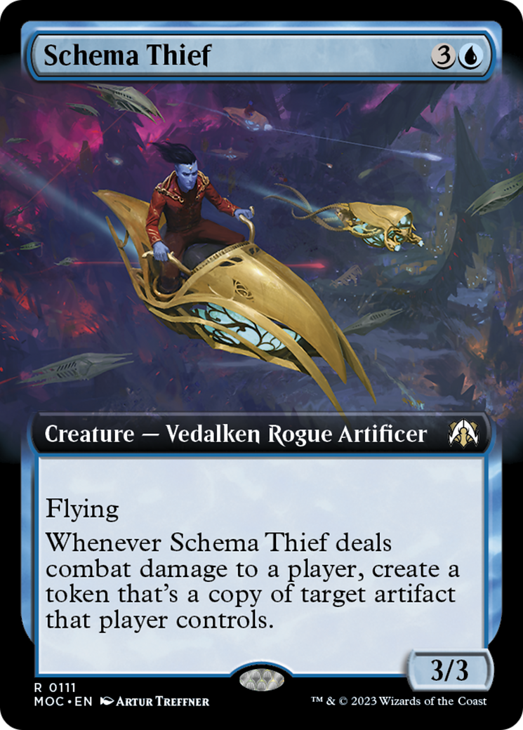 Schema Thief (Extended Art) [March of the Machine Commander] | Cracking-Singles