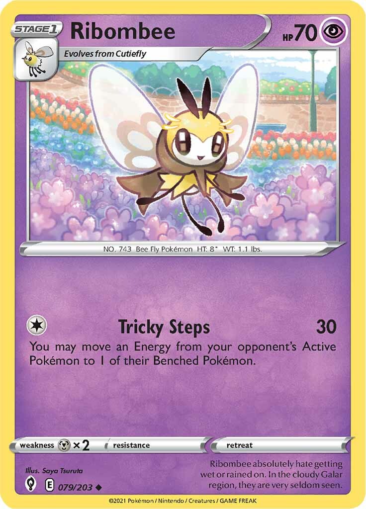 Ribombee (079/203) [Sword & Shield: Evolving Skies] | Cracking-Singles