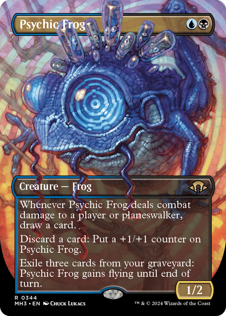 Psychic Frog (Borderless) [Modern Horizons 3] | Cracking-Singles