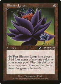 Blacker Lotus (Oversized) [Oversize Cards] | Cracking-Singles