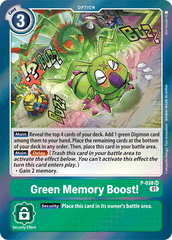 Green Memory Boost! [P-038] [Promotional Cards] | Cracking-Singles