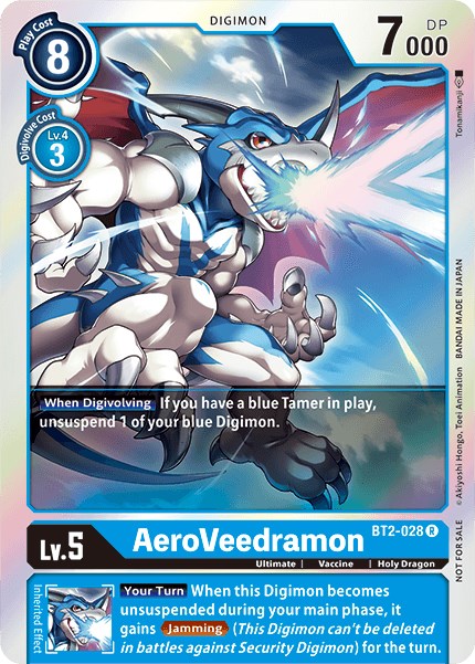 AeroVeedramon [BT2-028] (Battle of Omni Pre-Release) [Release Special Booster Promos] | Cracking-Singles