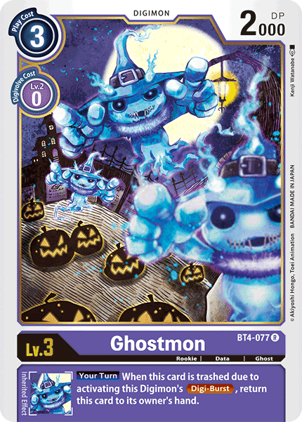 Ghostmon [BT4-077] [Great Legend] | Cracking-Singles