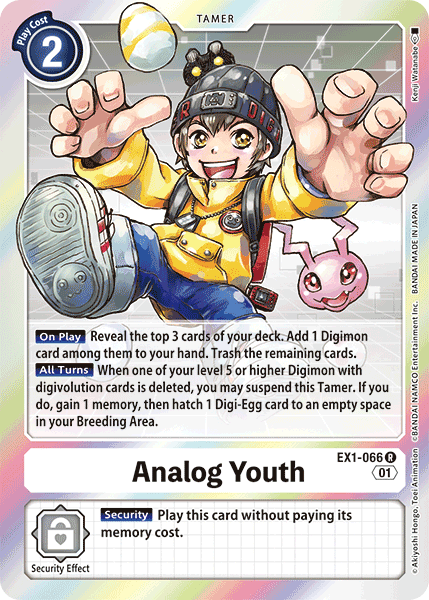 Analog Youth [EX1-066] [Classic Collection] | Cracking-Singles