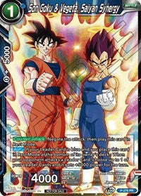 Son Goku & Vegeta, Saiyan Synergy (Unison Warrior Series Tournament Pack Vol.3) (P-276) [Tournament Promotion Cards] | Cracking-Singles