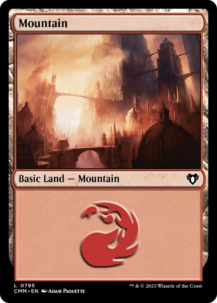 Mountain (795) [Commander Masters] | Cracking-Singles