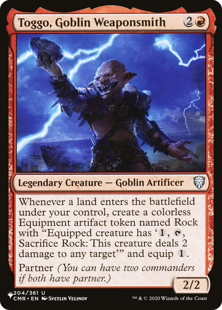 Toggo, Goblin Weaponsmith [The List] | Cracking-Singles