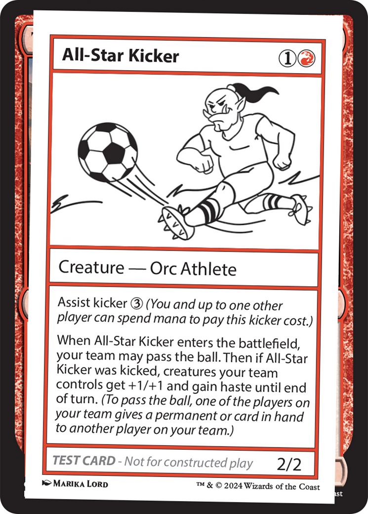 All-Star Kicker [Mystery Booster 2 Playtest Cards] | Cracking-Singles