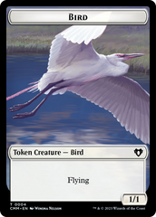 Copy (54) // Bird Double-Sided Token [Commander Masters Tokens] | Cracking-Singles