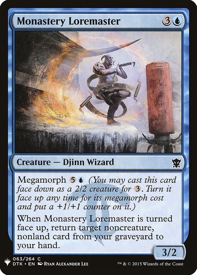 Monastery Loremaster [Mystery Booster] | Cracking-Singles