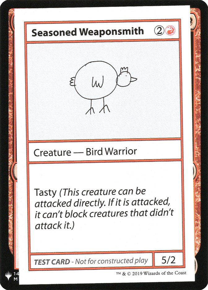 Seasoned Weaponsmith [Mystery Booster Playtest Cards] | Cracking-Singles