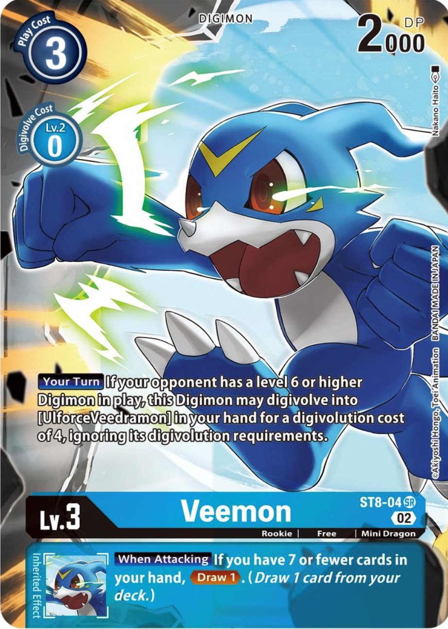 Veemon [ST8-04] (Alternate Art) [Starter Deck: Beelzemon Advanced Deck Set] | Cracking-Singles