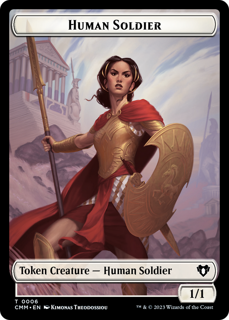 Human Soldier Token [Commander Masters Tokens] | Cracking-Singles