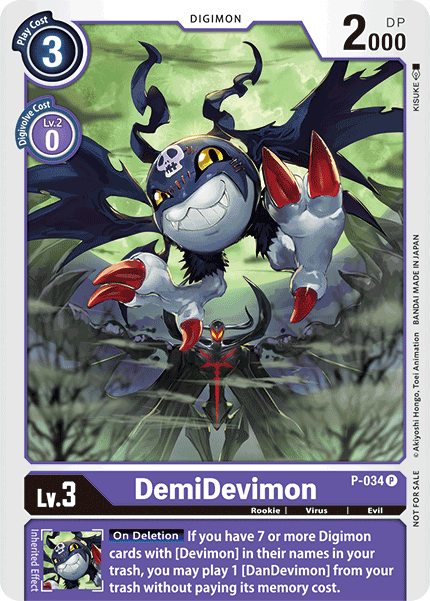 DemiDevimon [P-034] [Promotional Cards] | Cracking-Singles