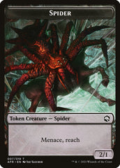 Spider // Icingdeath, Frost Tongue Double-Sided Token [Dungeons & Dragons: Adventures in the Forgotten Realms Tokens] | Cracking-Singles