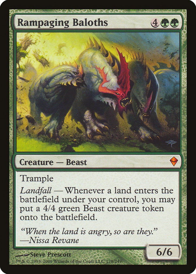 Rampaging Baloths (Oversized) [Oversize Cards] | Cracking-Singles