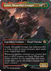 Gimli, Mournful Avenger (Borderless Alternate Art) [The Lord of the Rings: Tales of Middle-Earth] | Cracking-Singles