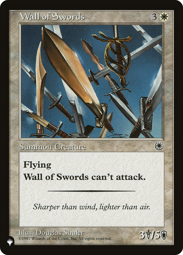 Wall of Swords [The List] | Cracking-Singles