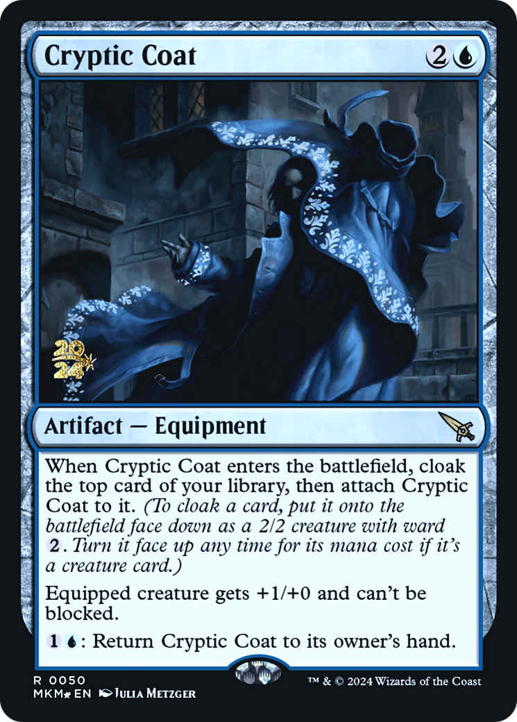 Cryptic Coat [Murders at Karlov Manor Prerelease Promos] | Cracking-Singles