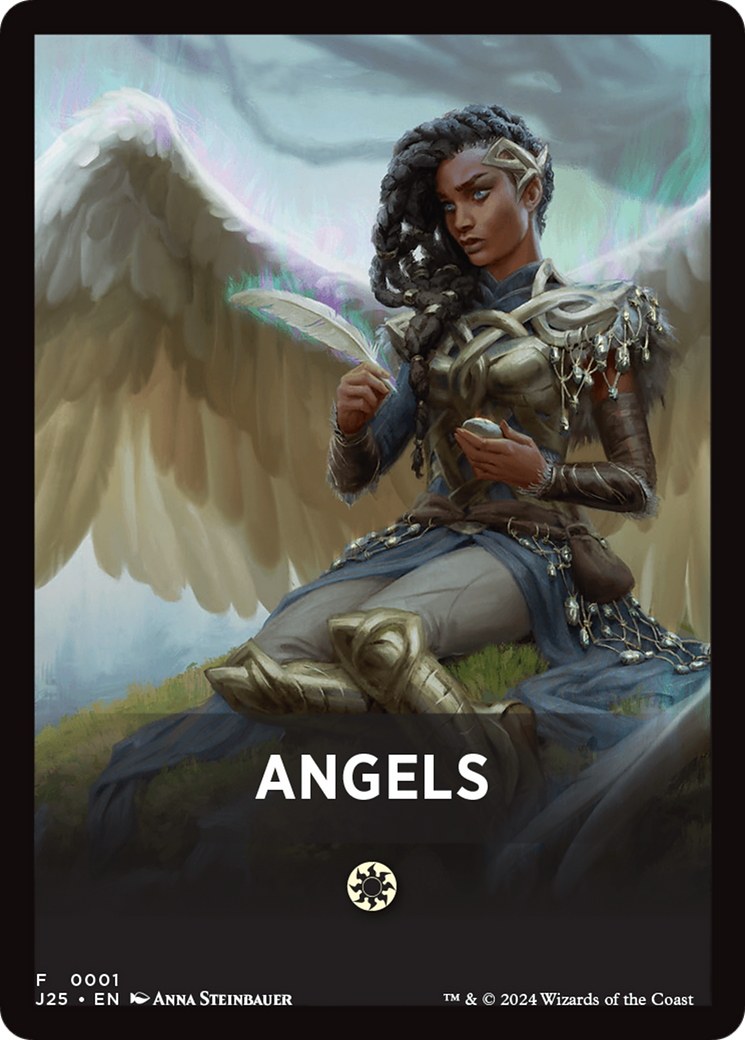 Angels Theme Card [Foundations Jumpstart Front Cards] | Cracking-Singles