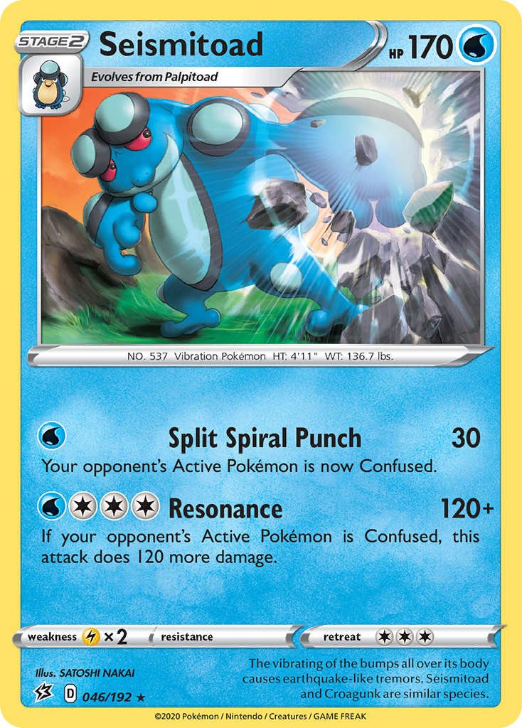 Seismitoad (046/192) [Sword & Shield: Rebel Clash] | Cracking-Singles