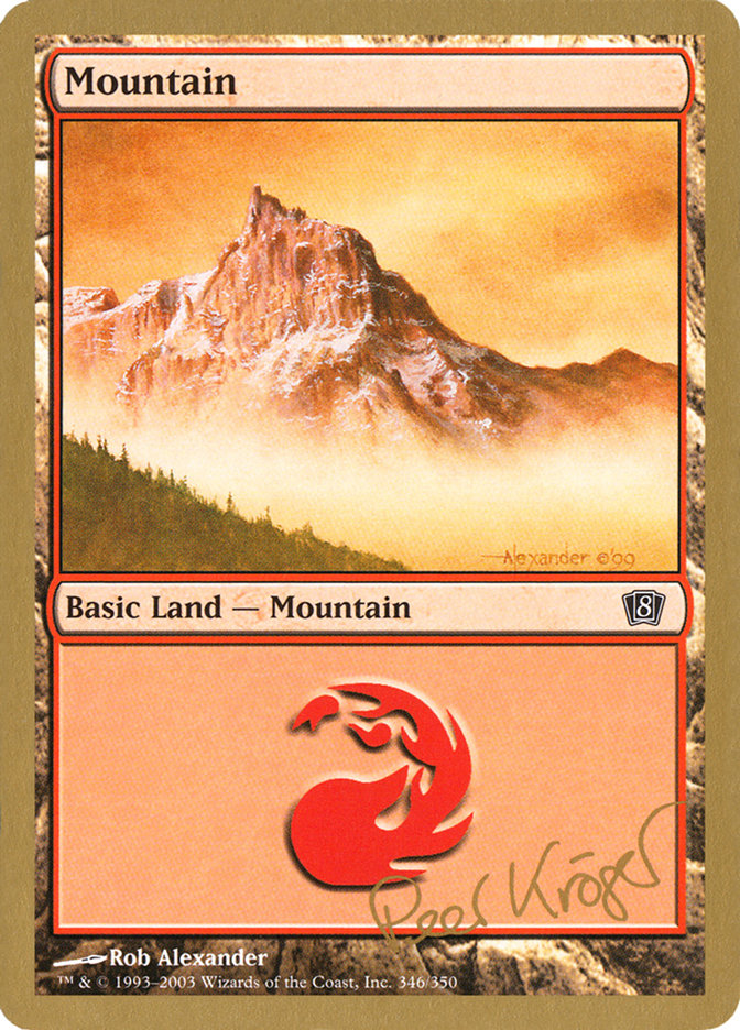 Mountain (pk346) (Peer Kroger) [World Championship Decks 2003] | Cracking-Singles