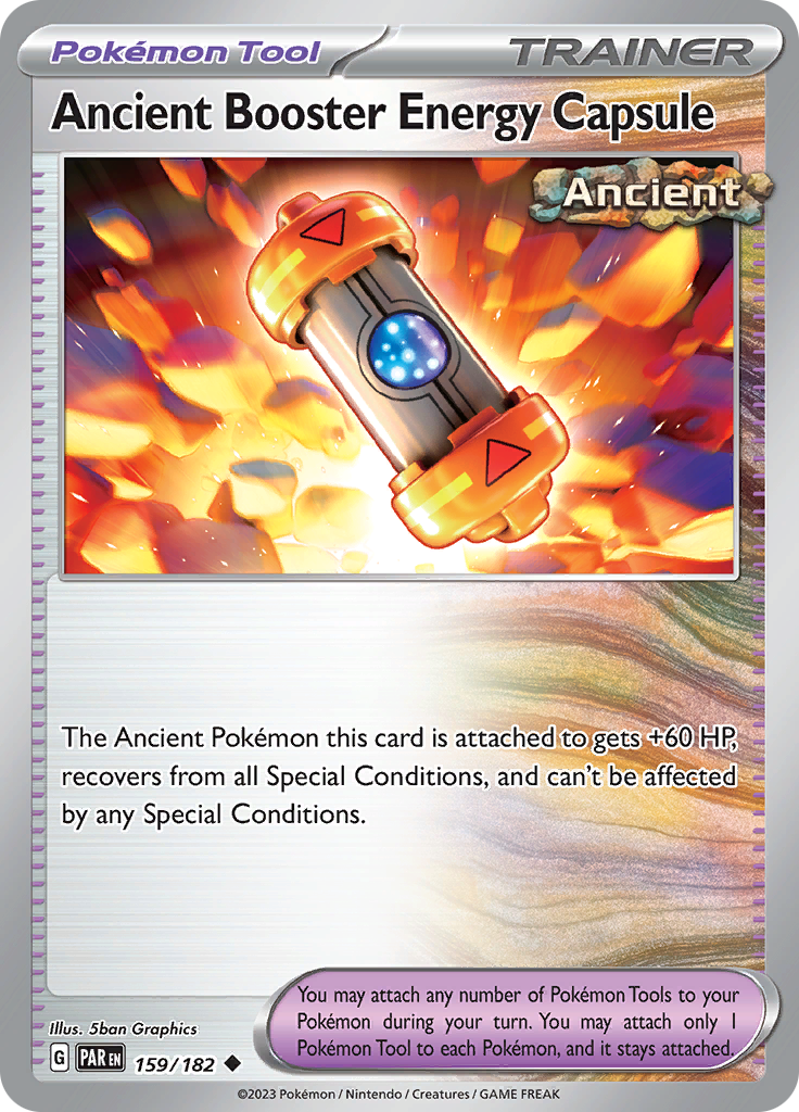 Ancient Booster Energy Capsule (159/182) [Scarlet & Violet: Paradox Rift] | Cracking-Singles