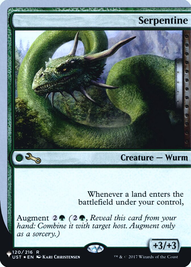 Serpentine (Unfinity Foil Edition) [The List] | Cracking-Singles