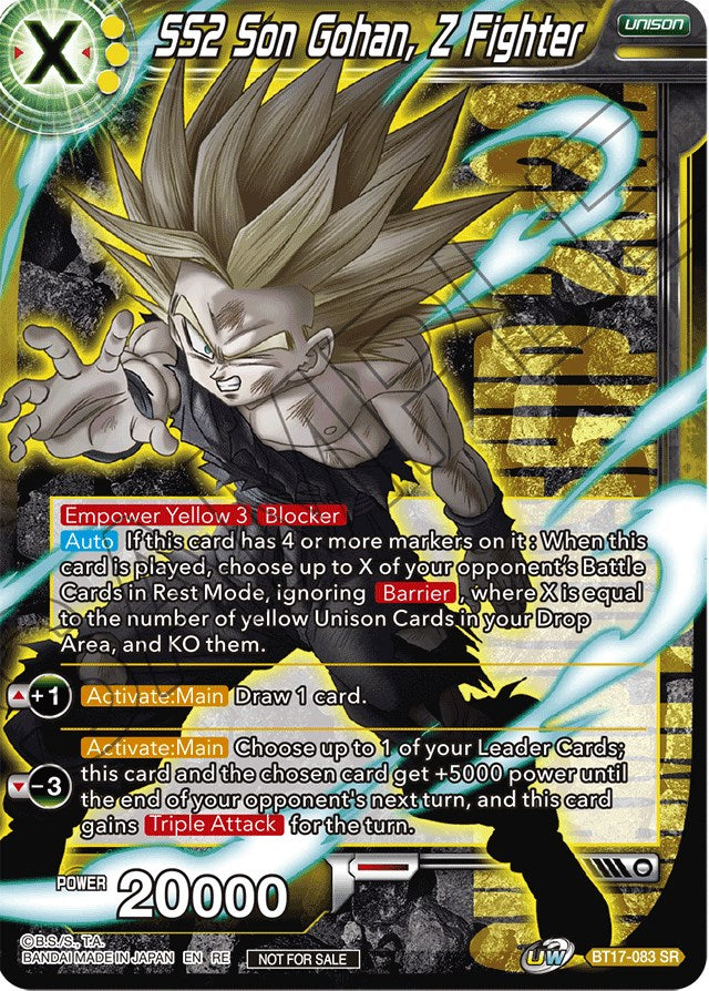 SS2 Son Gohan, Z Fighter (Championship 2022) (BT17-083) [Promotion Cards] | Cracking-Singles