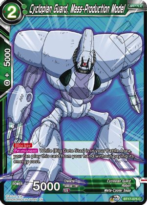 Cyclopian Guard, Mass-Production Model (BT17-075) [Ultimate Squad] | Cracking-Singles