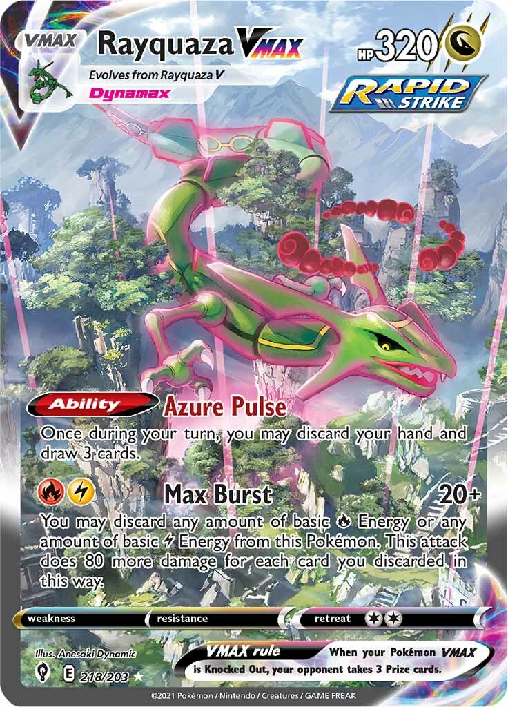 Rayquaza VMAX (218/203) [Sword & Shield: Evolving Skies] | Cracking-Singles