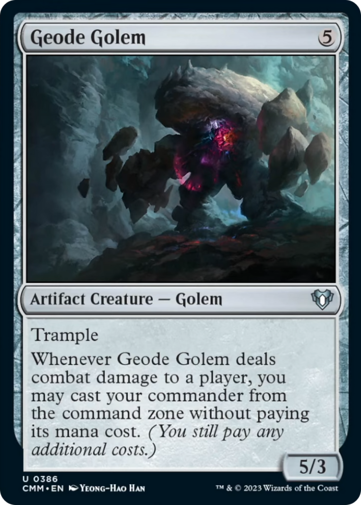 Geode Golem [Commander Masters] | Cracking-Singles